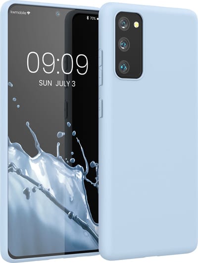 kwmobile telefoonhoesje geschikt voor Samsung Galaxy S20 FE - Hoesje voor smartphone - Back cover in lichtblauw