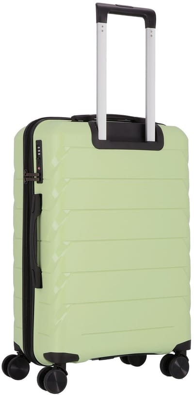 d & n Travel Line 4100 4 wielen Kofferset 3-delig - Harde bagage - TSA slot - grey