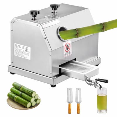 Novari - Suikerriet juicer - Suikerrietpers - Juicer - Pers - Sapcentrifuge - Capaciteit > 2500 ml - 51x43x35 - Roestvrij staal