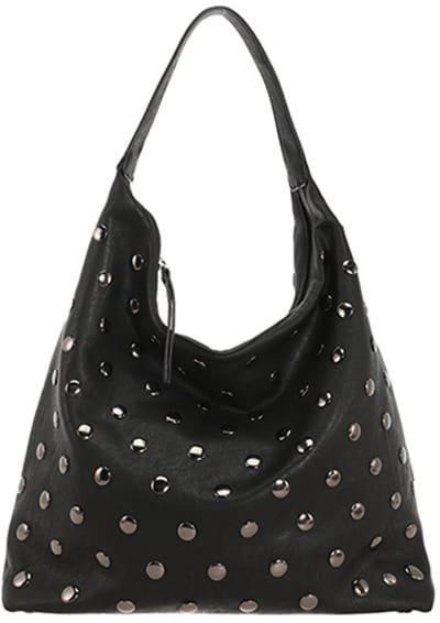 I'm Dutch Schoudertas - Veneto - Zwart - Met studs