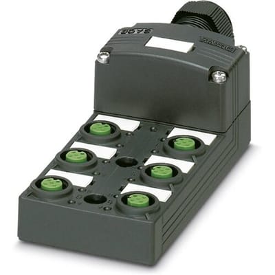 Phoenix Contact SACB-6/ 6-L-C SCO P 1452822 Passieve sensor/actorbox M12-verdeler met kunststof schroefdraad 1 stuk(s) Piece