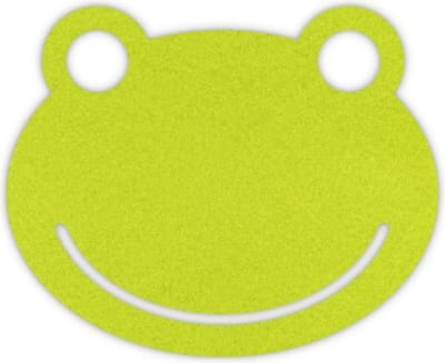 Kikker vilt onderzetters - Lichtgroen - 6 stuks - 11 x 10 cm - Tafeldecoratie - Glas onderzetter - Cadeau - Woondecoratie - Woonkamer - Tafelbescherming - Onderzetters Voor Glazen - Keukenbenodigdheden - Woonaccessoires - Tafelaccessoires