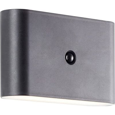 Brilliant Xino - Oplaadbare magnetische wandlamp op accu draadloos - met bewegingssensor - IP44 - LED 4W - 300 Lumen - 3000K - met batterijen indicator - Zwart
