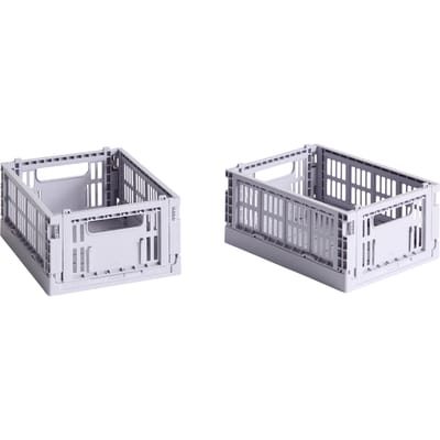 HAY Colour Crate Mini set van 2 - lavendel