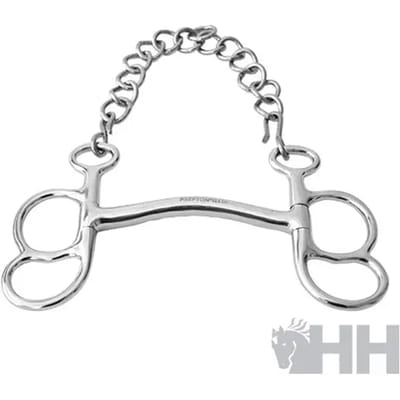 Bit met riemketting voor paard Sefton Arco