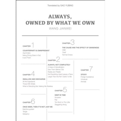 Always, Owned By What We Own - China Culture Perspectives - Wang Jianwei