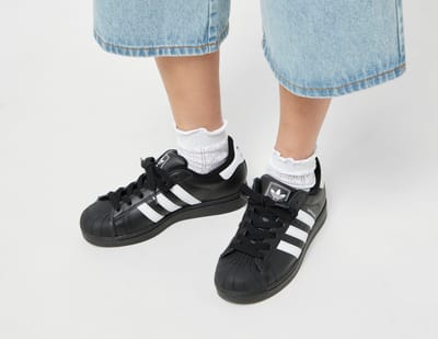 Adidas Superstar Sneakers Dames - Zwart - Maat 37 1/3 - Leer