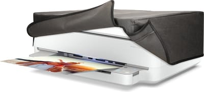 kwmobile hoes geschikt voor HP Envy 6020e / Envy 6055e - Beschermhoes voor printer - Stofhoes in donkergrijs
