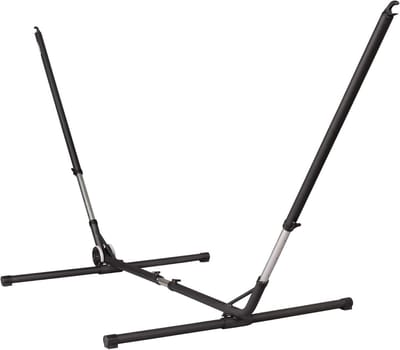 Flexibele en weerbestendige hangmatstandaard voor binnen en buiten, geschikt voor alle maten hangmatten, maximaal 160 kg