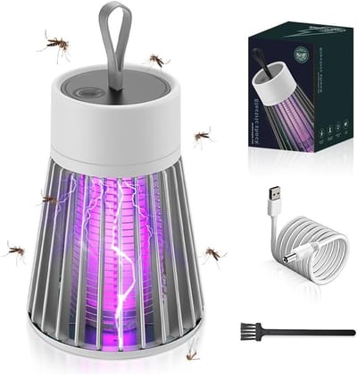 Thijox - Elektrische Insectenverdelger, USB Oplaadbare Muggenlamp met LED UV-Lamp, Krachtige Muggenkiller voor Binnen en Buiten, Ideaal voor Tuinen, K