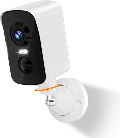 Beveiligingscamera Buiten Met AI Bewegingsdetectie – Bewakingscamera Draadloos Met Nachtzicht En 2-Weg Audio – Buitencamera Met 300° Rotatie En Oplaadbare Batterij | WiFi Camera Voor Slimme Huisbeveiliging