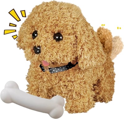 Interactief Pluche Hond Speelgoed voor Kinderen - Elektronisch Dier met Functies, Perfect Cadeau voor Jongens en Meisjes van 2-4 Jaar
