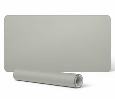 Beschermende bureauonderlegger voor toetsenbord en muis, grijsgroen, 90x45 cm