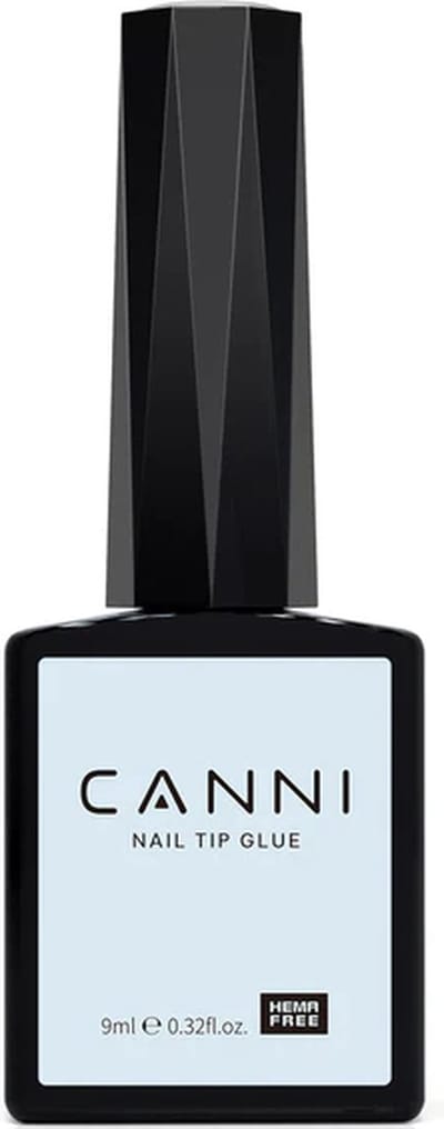 Canni UV Nagellijm voor Tips - 9 ml - Nagellijm met Kwastje - Nail Glue - Nagellijm - Tip Lijm Nagels - Nagel Lijm voor Tips - Tip Lijm - Tiplijm