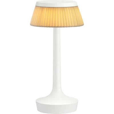 Flos - Bon Jour Unplugged tafellamp - stof - wit - beige