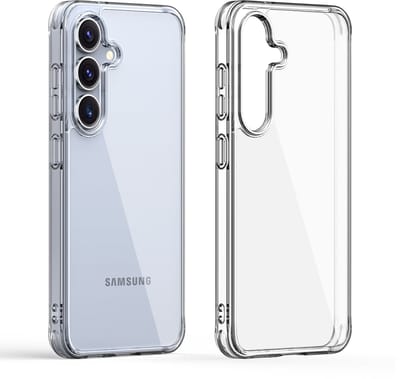 Transparant hoesje geschikt voor Samsung Galaxy S25 Plus - Telefoonhoes voor Galaxy S25 Plus - Transparant - Kunststof - CHPN