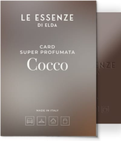 Wasparfum Geurkaart - Le Essenze di Elda - Cocco