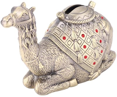 Dailygoods- Spaarpot Kameel - Spaarpot Kinderen - Spaarvarken - Decoratie - Geldbesparende Doos - Legering 13,3 x 11,8 x 7,5 cm - Geldbank