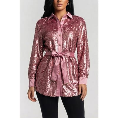 GUESS Marciano By  Kaia Shacket Flowering Peony Sequ Größe: XS | Business hemden Outlet | Damen