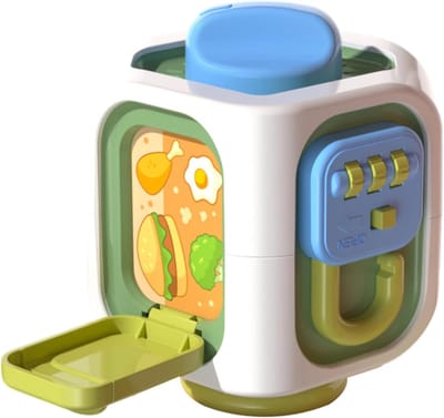 Activiteitenkubus Baby - Educatief Speelgoed - Ontwikkeling Stimuleren - Sensorische Integratie - 10 x 10 x 12 cm - Groen