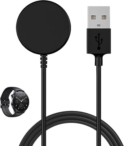 Oplaadkabel voor Galaxy Watch 5/5 Pro/4/4 Classic/6/6 Classic/Active 2/3, 100cm USB, Snelle Magnetische Oplader, Betrouwbare Accessoires voor Smartwatches