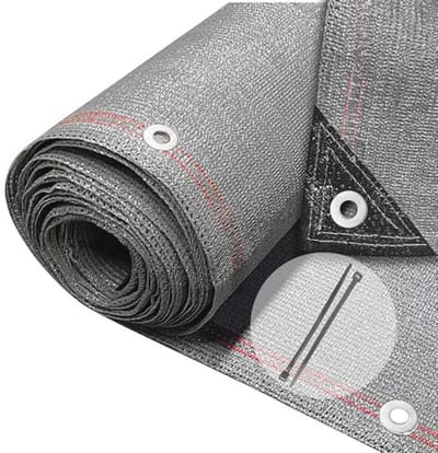 Inkijkbescherming voor tuin en balkon - Scheur- en winddicht, 230 g/m², 1 x 20 m, grijs