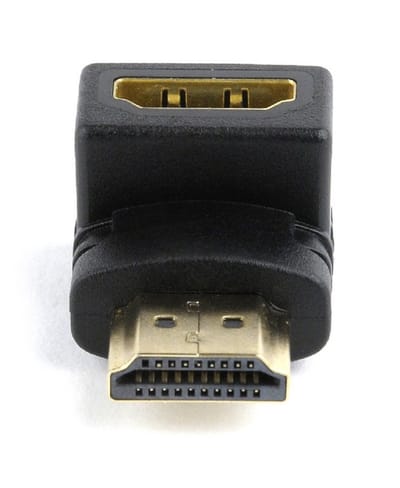 Ulanax® | HDMI Male naar HDMI Female - Adapter - Haakse connector - 90 graden - Zwart