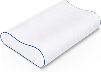Orthopedisch Hoofdkussen | Traagschuim / Memory Foam | Ondersteunt Nek en Schouders | 100% polyester | 40x60x10 cmNek Kussen