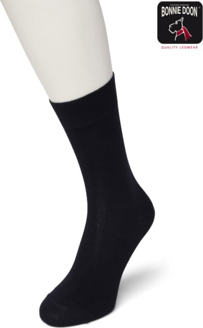 Bonnie Doon - Kinderen - Sokken - Cotton sock (2 paar) - Donkerblauw/Navy - 19/22