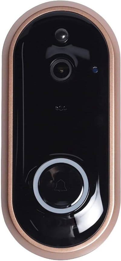 Video Deurbel - Slimme Camera - Huisbeveiliging Thuis - Tweeweg Audio - 1080p HD - Goud