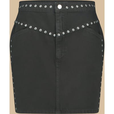 Circle of Trust Coco Skirt Washed Nero Maat: XS | Mini Rokken Outlet | Dames | Zwart