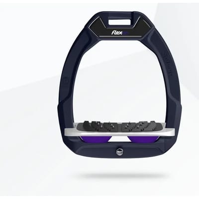 Veiligheidsstijgbeugels Schuine Ultra Grip Blauw/Grijs/Paarse Flex-On Safe-On