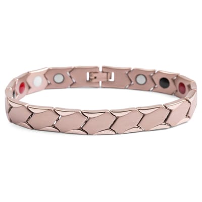 Roségoudkleurige Titanium Armband