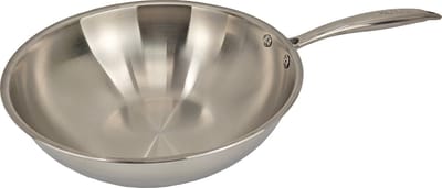 KLAUS Triply Wokpan - 24 cm - Zonder PFAS - Inductie – RVS