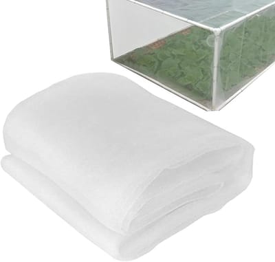 Insectennet - Insectengaas tegen koolvliegen en anderen - Insectennet voor buiten in de tuin - Beschermend net voor de moestuin - Geschikt voor groenten, fruit en bloemen - Wit - 2 x 3 meter