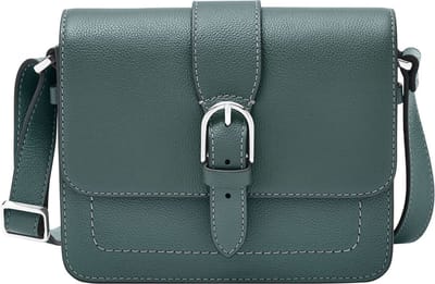 FOSSIL Schoudertas Zoey Flap Crossbody Bag Blue Blauwgrijs