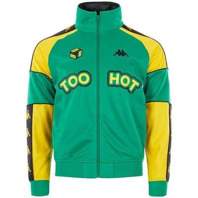Kappa Herenjas 'Too Hot' (Helder geel/zwart)