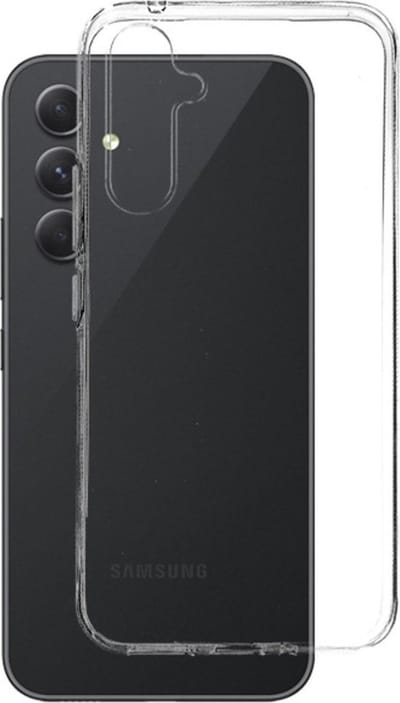 Mobiparts hoesje geschikt voor Samsung Galaxy A54 - Zacht TPU - Schokabsorberend TPU - Grip Coating - Transparant