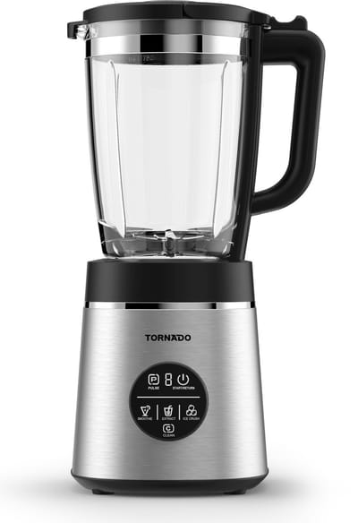 Tornado Power Blender - TBL-1402E-GS – 1400W - 1.75L Glazen Kan - RVS Behuizing