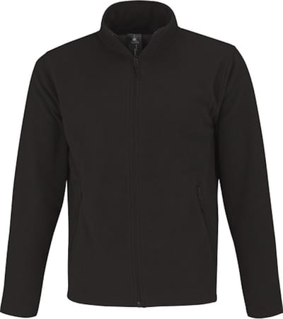 Fleecevest 'ID.501 Micro Fleece Full Zip' Maat 4XL Zwart