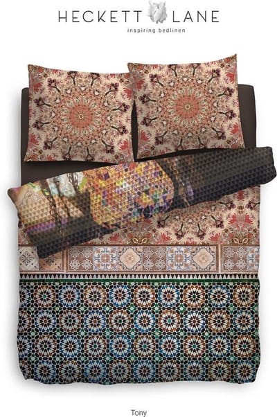 Heckett & Lane Tony Dekbedovertrek - Tweepersoons - 200x200/220 cm - Multi