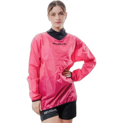 Waterproof jack met geribbelde kraag Givova