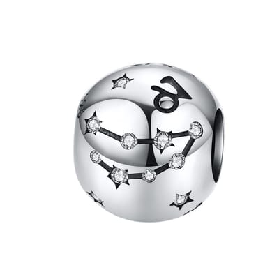 Sterrenbeeld steenbok bedel zirkonia | bedels voor armband | zodiac capricorn bead | Zilverana | geschikt voor alle bekende merken | 925 zilver | moederdag