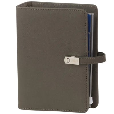 1111-17 Personal Ring Agenda Grijs 1 week per 2 paginas 2026-2027-2028