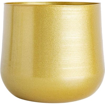 IJzeren Bloempot Stijlvolle Moderne Decoratieve Gouden Plantenbak voor Binnen Buiten Huisdecoratie
