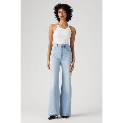 Levi's Ribcage Bell Jeans Maat: W27L32 | Flared Jeans Outlet | Dames | Blauw