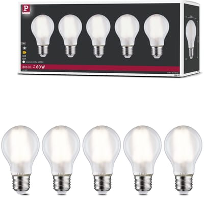 Filament 230 V LED-gloeilamp E27 5x806lm 5x7W 4000K Mat