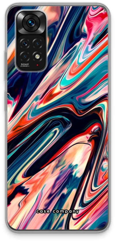 Case Company® - Hoesje geschikt voor Xiaomi Redmi Note 11 hoesje - Quantum Being - Soft Cover Telefoonhoesje - Bescherming aan alle Kanten en Schermrand
