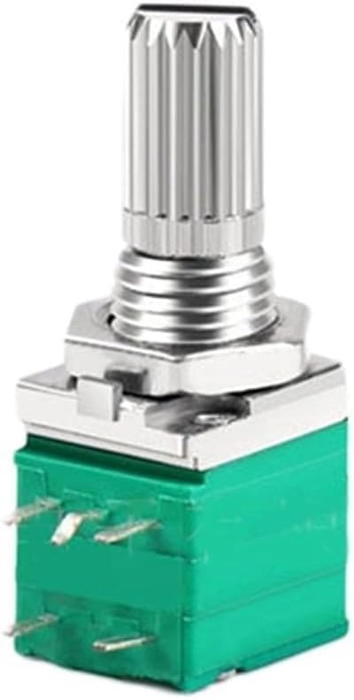 Variabele Weerstand - Potentiometer Set - Audio Volume Regeling - Verzegeld Stofontwerp - 5 Stuks - Zwart