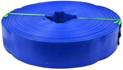 GEKO PVC layflat slang - 50 m - 2 bar - blauw - 2 duim diameter